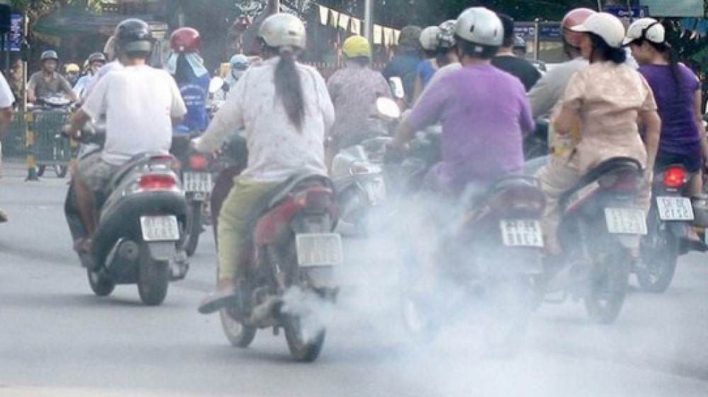 Đề xuất giảm khí thải đối với xe máy trong dự thảo luật Giao thông đường bộ