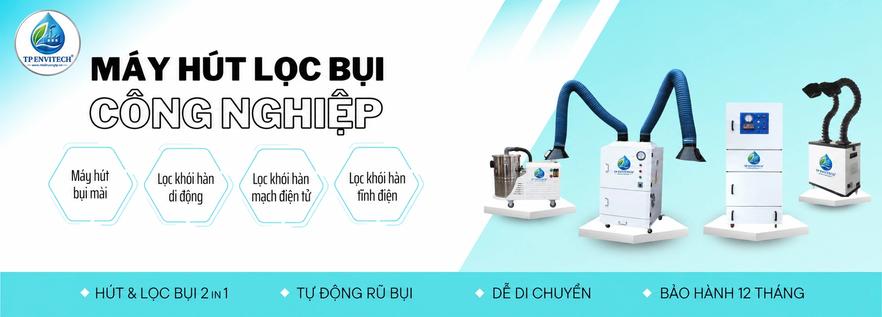 Máy hút lọc bụi công nghiệp TP ENVITECH